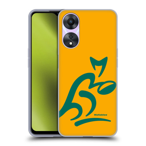Australia National Rugby Union Team Crest Oversized Soft Gel Case for OPPO A78 4G