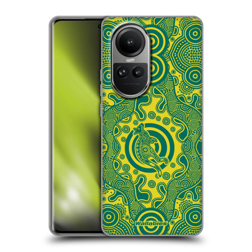 Australia National Rugby Union Team Crest First Nations Soft Gel Case for OPPO Reno10 5G / Reno10 Pro 5G