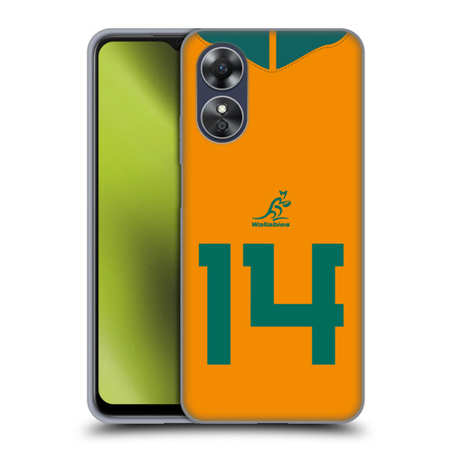 Australia National Rugby Union Team 2021/22 Players Jersey Position 14 Soft Gel Case for OPPO A17