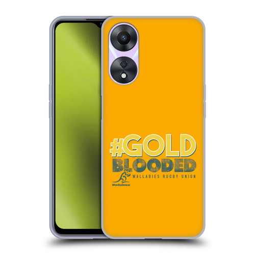 Australia National Rugby Union Team Wallabies Goldblooded Soft Gel Case for OPPO A78 5G