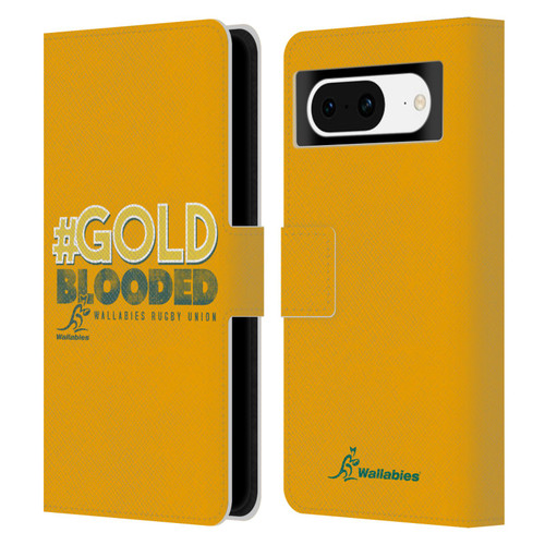 Australia National Rugby Union Team Wallabies Goldblooded Leather Book Wallet Case Cover For Google Pixel 8