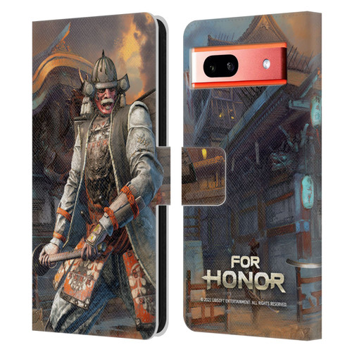 For Honor Characters Kensei Leather Book Wallet Case Cover For Google Pixel 7a