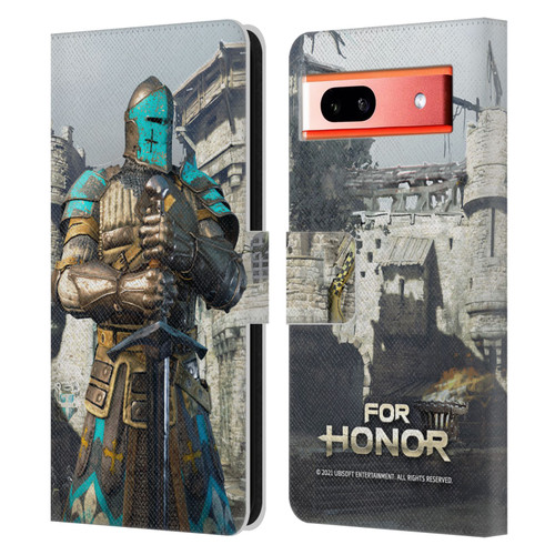 For Honor Characters Warden Leather Book Wallet Case Cover For Google Pixel 7a