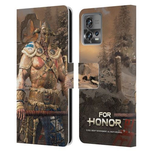 For Honor Characters Raider Leather Book Wallet Case Cover For Motorola Moto Edge 30 Fusion