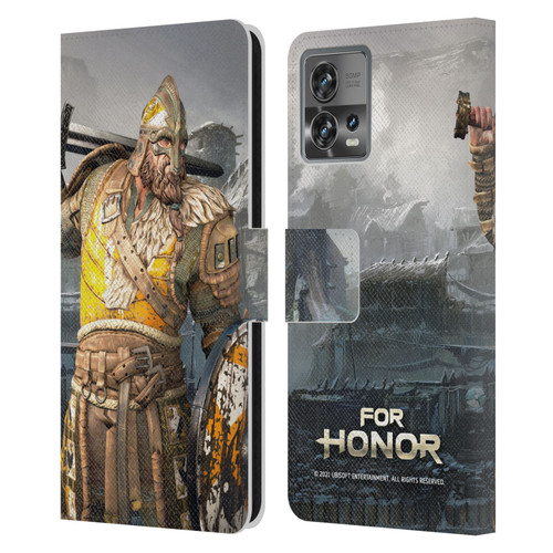 For Honor Characters Warlord Leather Book Wallet Case Cover For Motorola Moto Edge 30 Fusion
