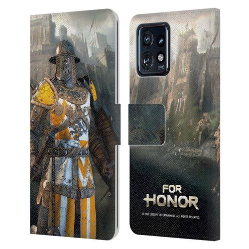For Honor Characters Conqueror Leather Book Wallet Case Cover For Motorola Moto Edge 40 Pro