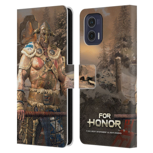 For Honor Characters Raider Leather Book Wallet Case Cover For Motorola Moto G73 5G