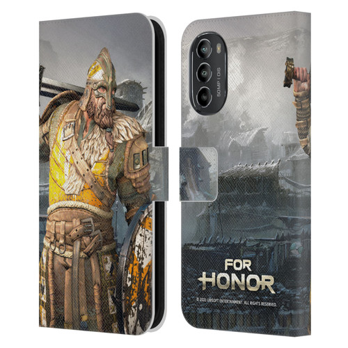 For Honor Characters Warlord Leather Book Wallet Case Cover For Motorola Moto G82 5G
