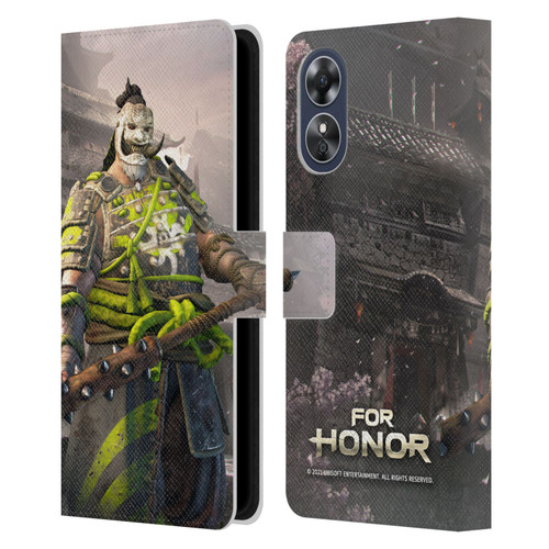 For Honor Characters Shugoki Leather Book Wallet Case Cover For OPPO A17
