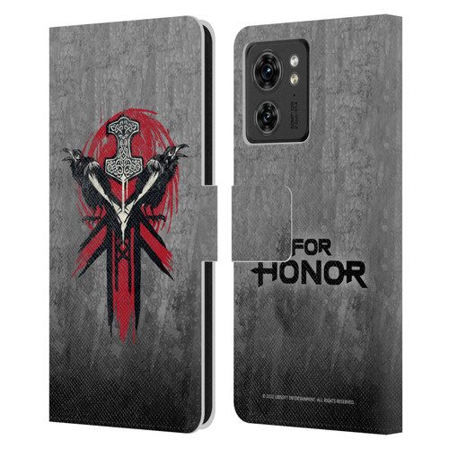 For Honor Icons Viking Leather Book Wallet Case Cover For Motorola Moto Edge 40