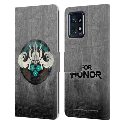 For Honor Icons Samurai Leather Book Wallet Case Cover For Motorola Moto Edge 40 Pro