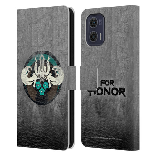 For Honor Icons Samurai Leather Book Wallet Case Cover For Motorola Moto G73 5G