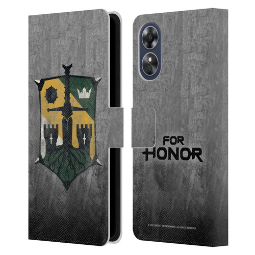 For Honor Icons Knight Leather Book Wallet Case Cover For OPPO A17