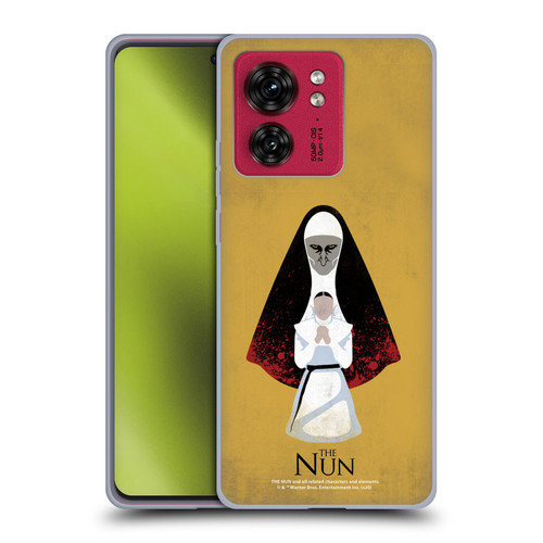 The Nun Valak Graphics Pray Soft Gel Case for Motorola Moto Edge 40
