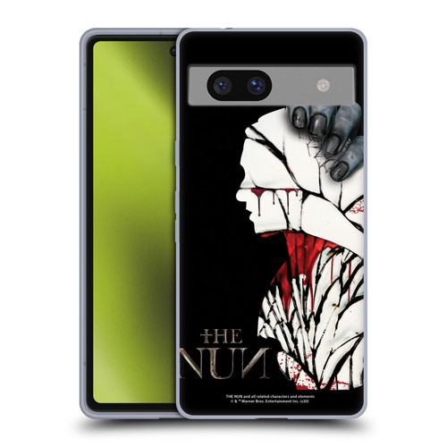 The Nun Valak Graphics Blood Hand Soft Gel Case for Google Pixel 7a