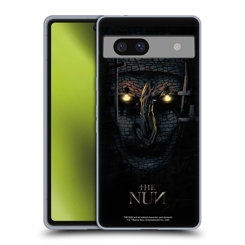 The Nun Valak Graphics Double Exposure Soft Gel Case for Google Pixel 7a