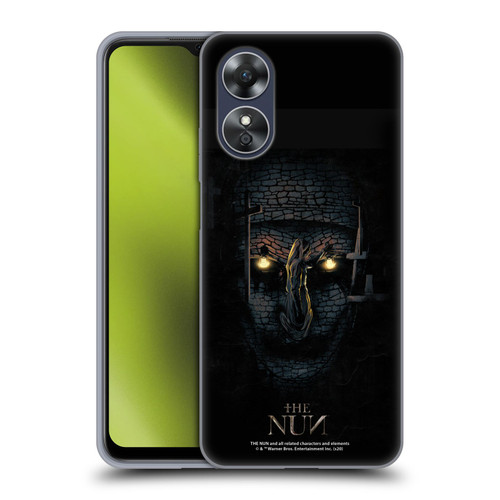 The Nun Valak Graphics Double Exposure Soft Gel Case for OPPO A17