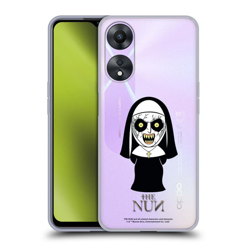 The Nun Valak Graphics Character Soft Gel Case for OPPO A78 4G