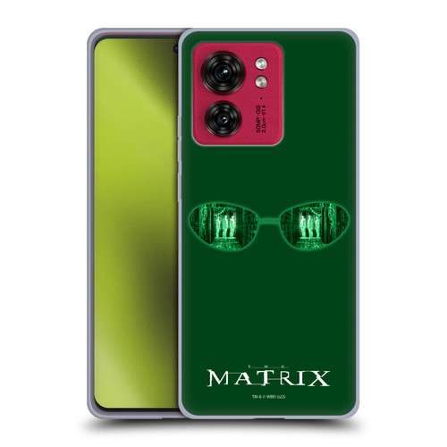 The Matrix Key Art Glass Soft Gel Case for Motorola Moto Edge 40