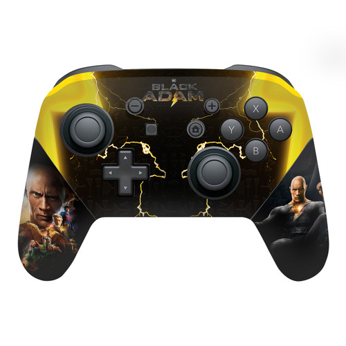 Black Adam Graphic Art Poster Vinyl Sticker Skin Decal Cover for Nintendo Switch Pro Controller