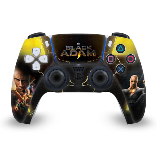 Black Adam Graphic Art Poster Vinyl Sticker Skin Decal Cover for Sony PS5 Sony DualSense Controller