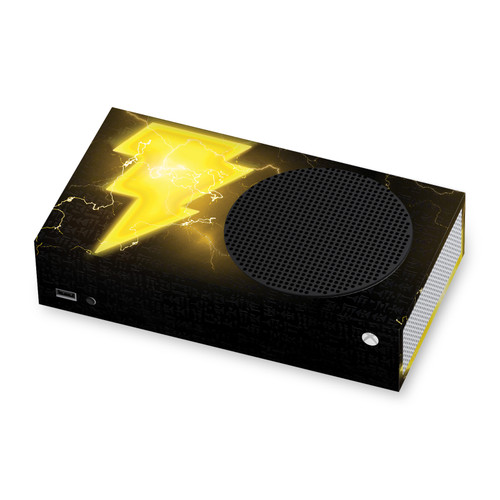 Black Adam Graphic Art Lightning Logo Vinyl Sticker Skin Decal Cover for Microsoft Xbox Series S Console