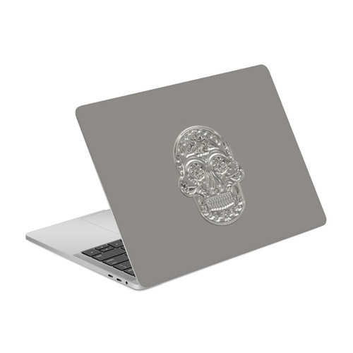 LebensArt Pastels Silver Skull Vinyl Sticker Skin Decal Cover for Apple MacBook Pro 13" A2338