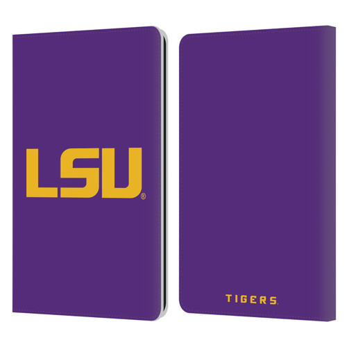 Louisiana State University LSU Louisiana State University Plain Leather Book Wallet Case Cover For Amazon Kindle Paperwhite 1 / 2 / 3