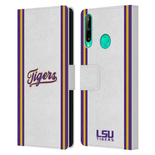 Louisiana State University LSU Louisiana State University Football Jersey Leather Book Wallet Case Cover For Huawei P40 lite E