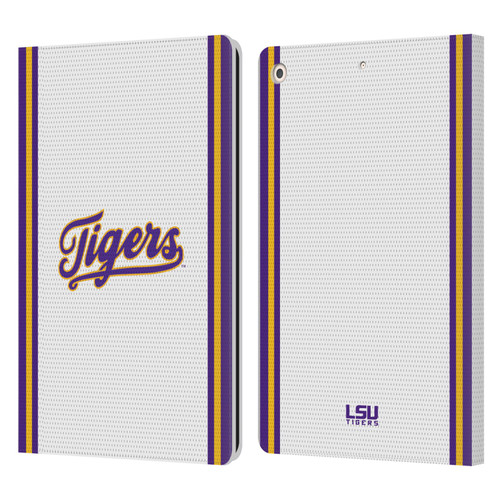 Louisiana State University LSU Louisiana State University Football Jersey Leather Book Wallet Case Cover For Apple iPad 10.2 2019/2020/2021