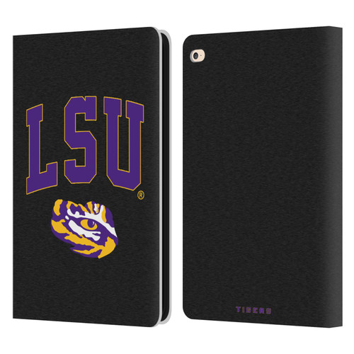 Louisiana State University LSU Louisiana State University Campus Logotype Leather Book Wallet Case Cover For Apple iPad Air 2 (2014)