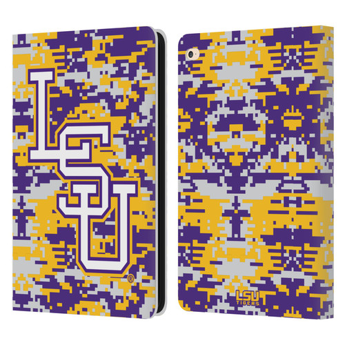 Louisiana State University LSU Louisiana State University Digital Camouflage Leather Book Wallet Case Cover For Apple iPad Air 2 (2014)