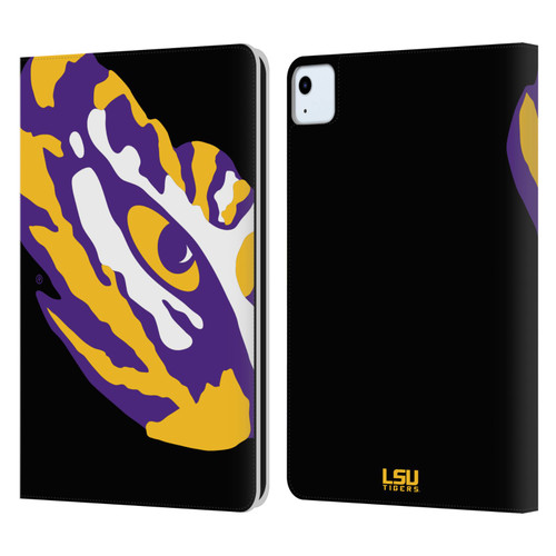 Louisiana State University LSU Louisiana State University Oversized Icon Leather Book Wallet Case Cover For Apple iPad Air 2020 / 2022
