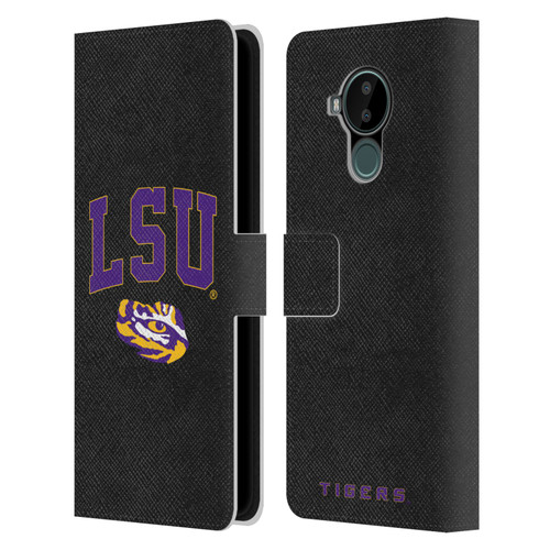 Louisiana State University LSU Louisiana State University Campus Logotype Leather Book Wallet Case Cover For Nokia C30