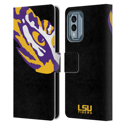 Louisiana State University LSU Louisiana State University Oversized Icon Leather Book Wallet Case Cover For Nokia X30