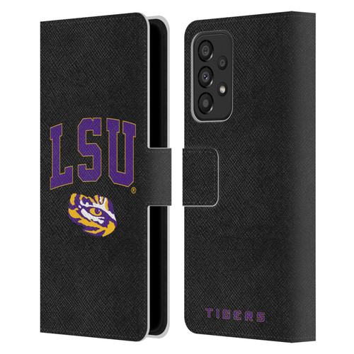 Louisiana State University LSU Louisiana State University Campus Logotype Leather Book Wallet Case Cover For Samsung Galaxy A33 5G (2022)