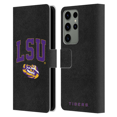 Louisiana State University LSU Louisiana State University Campus Logotype Leather Book Wallet Case Cover For Samsung Galaxy S23 Ultra 5G