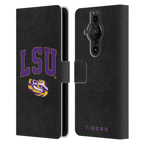 Louisiana State University LSU Louisiana State University Campus Logotype Leather Book Wallet Case Cover For Sony Xperia Pro-I