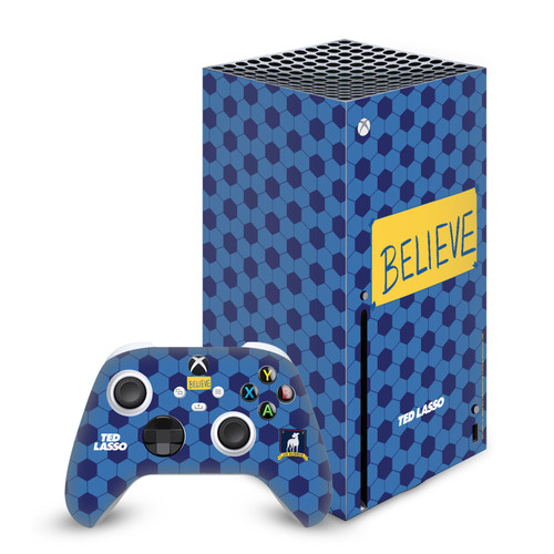 Ted Lasso Season 1 Graphics Believe Vinyl Sticker Skin Decal Cover for Microsoft Series X Console & Controller