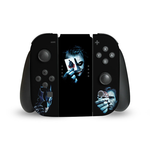 The Dark Knight Key Art Joker Card Vinyl Sticker Skin Decal Cover for Nintendo Switch Joy Controller