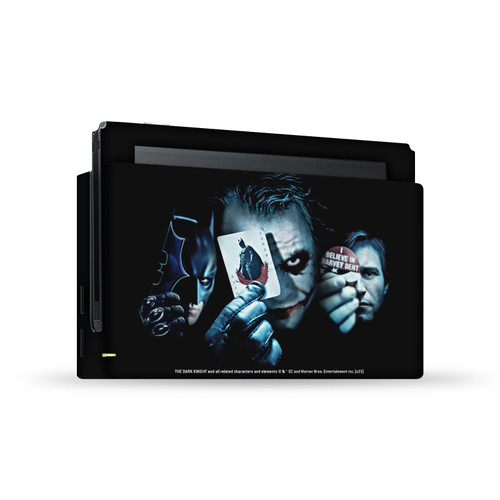 The Dark Knight Key Art Joker Card Vinyl Sticker Skin Decal Cover for Nintendo Switch Console & Dock