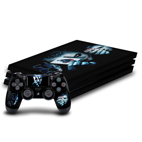 The Dark Knight Key Art Joker Card Vinyl Sticker Skin Decal Cover for Sony PS4 Pro Bundle