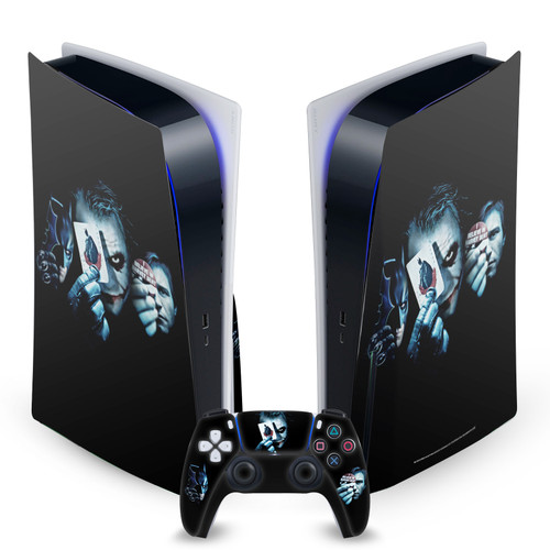 The Dark Knight Key Art Joker Card Vinyl Sticker Skin Decal Cover for Sony PS5 Disc Edition Bundle