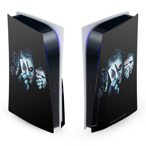 The Dark Knight Key Art Joker Card Vinyl Sticker Skin Decal Cover for Sony PS5 Disc Edition Console