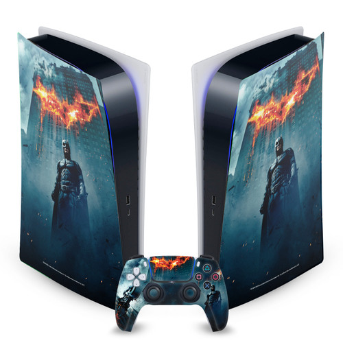 The Dark Knight Key Art Batman Poster Vinyl Sticker Skin Decal Cover for Sony PS5 Digital Edition Bundle