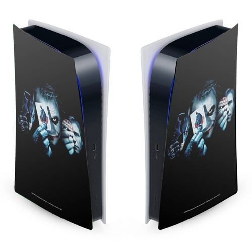 The Dark Knight Key Art Joker Card Vinyl Sticker Skin Decal Cover for Sony PS5 Digital Edition Console