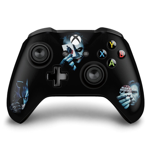 The Dark Knight Key Art Joker Card Vinyl Sticker Skin Decal Cover for Microsoft Xbox One S / X Controller