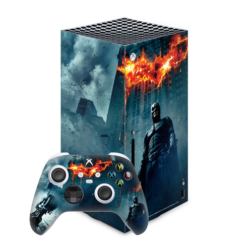 The Dark Knight Key Art Batman Poster Vinyl Sticker Skin Decal Cover for Microsoft Series X Console & Controller