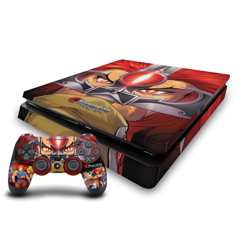 Thundercats Graphics Lion-O Vinyl Sticker Skin Decal Cover for Sony PS4 Slim Console & Controller