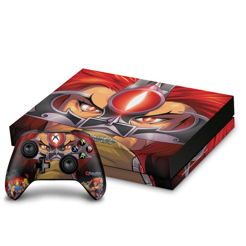 Thundercats Graphics Lion-O Vinyl Sticker Skin Decal Cover for Microsoft Xbox One X Bundle